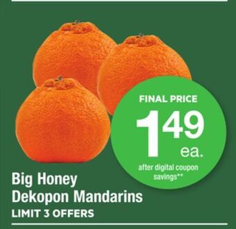ACME Big honey dekopon mandarins offer