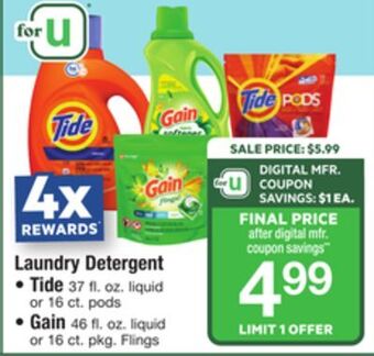 ACME Laundry detergent offer