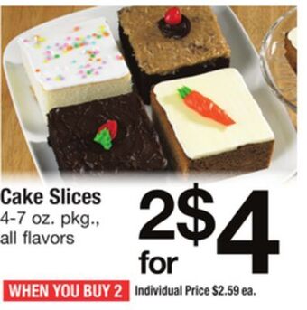 ACME Cake slices offer
