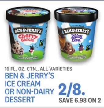 Kings Food Markets Ben & jerry's ice cream or non-dairy dessert offer