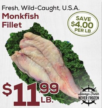 DeCicco & Sons Monkfish fillet offer