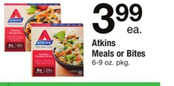 ACME Atkins meals or bites offer