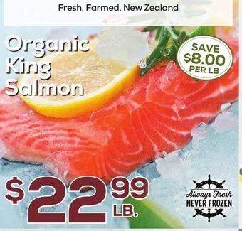DeCicco & Sons Organic king salmon offer