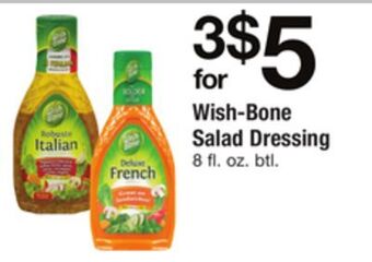ACME Wish-bone salad dressing offer
