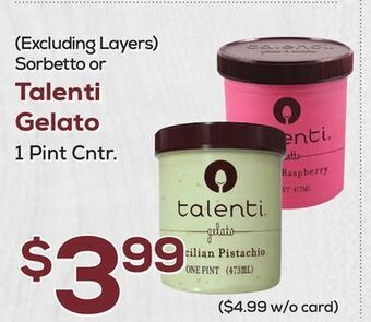 DeCicco & Sons Talenti gelato offer