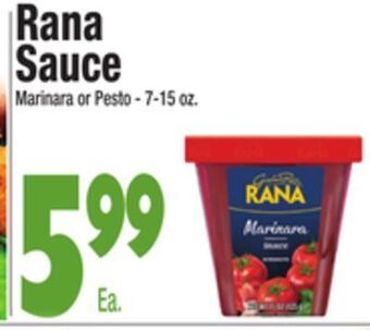 King Kullen Rana sauce offer