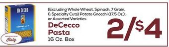 DeCicco & Sons Dececco pasta, 16 oz. box offer