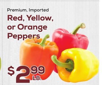 DeCicco & Sons Red, yellow, or orange peppers offer