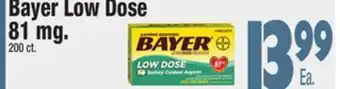 King Kullen Bayer low dose 81 mg offer
