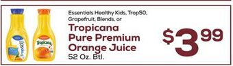 DeCicco & Sons Tropicana pure premium orange juice offer