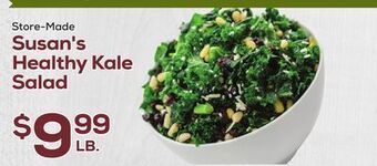 DeCicco & Sons Susan's healthy kale salad offer