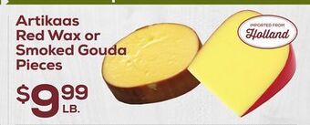DeCicco & Sons Artikaas red wax or smoked gouda pieces offer