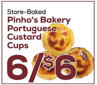 DeCicco & Sons Pinho's bakery portuguese custard cups offer