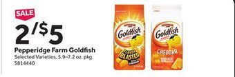 Stop&Shop Pepperidge farm goldfish offer