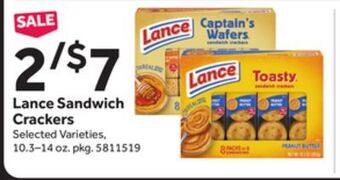 Stop&Shop Lance sandwich crackers offer