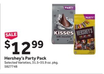 Stop&Shop Hershey's party pack offer