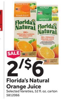 Stop&Shop Florida's natural orange juice offer