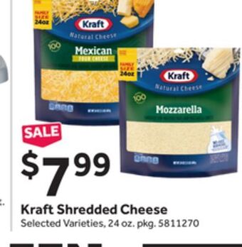 Stop&Shop Kraft shredded cheese offer