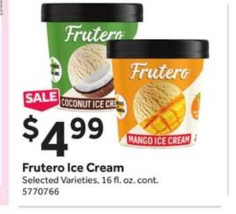 Stop&Shop Frutero ice cream offer
