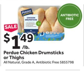 Stop&Shop Perdue chicken drumsticks or thighs offer