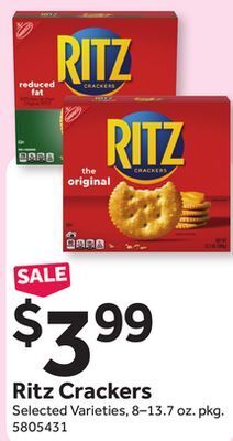 Stop&Shop Nabisco ritz crackers offer
