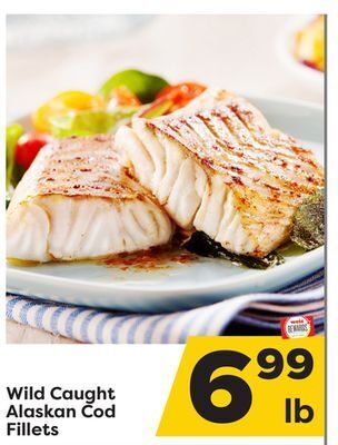 Weis Markets Wild caught alaskan cod fillets offer