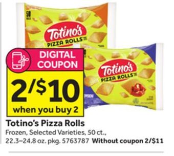 Stop&Shop Totino's pizza rolls offer