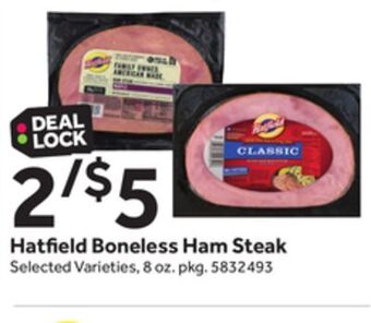 Stop&Shop Hatfield boneless ham steak offer