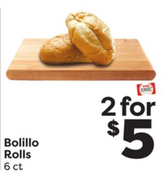 Weis Markets Bolillo rolls offer