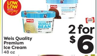 Weis Markets Weis quality premium ice cream offer