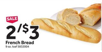 Stop&Shop French bread offer