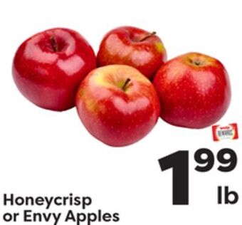 Weis Markets Honeycrisp or envy apples offer