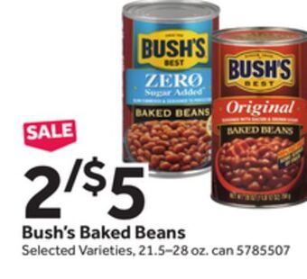 Stop&Shop Bush's baked beans offer