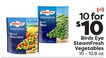 Weis Markets Birds eye steamfresh vegetables offer