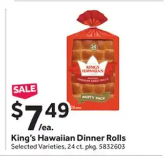 Stop&Shop King's hawaiian dinner rolls offer