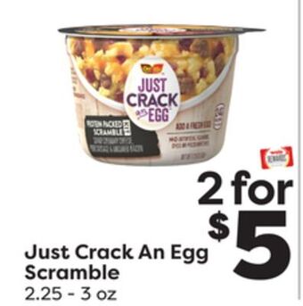 Weis Markets Just crack an egg scramble offer