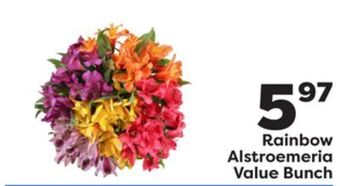 Weis Markets Rainbow alstroemeria value bunch offer