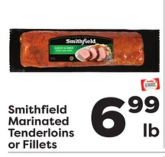 Weis Markets Smithfield marinated tenderloins or fillets offer