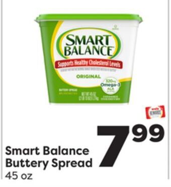 Weis Markets Smart balance buttery spread offer