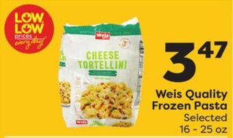 Weis Markets Weis quality frozen pasta offer