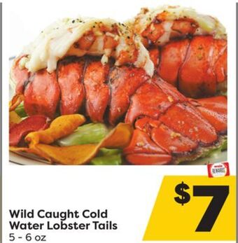 Weis Markets Wild caught cold water lobster tails offer