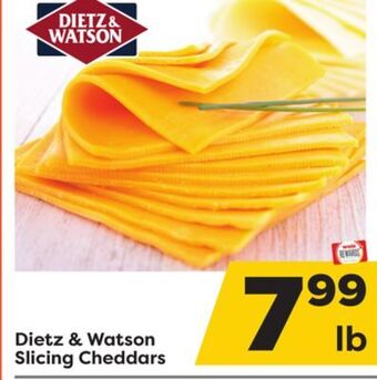 Weis Markets Dietz & watson slicing cheddars offer