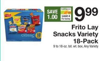 The Fresh Grocer Snacks variety 18-pack offer