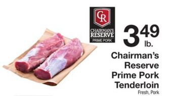 The Fresh Grocer Prime pork tenderloin offer
