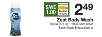 The Fresh Grocer Body wash offer