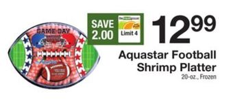 The Fresh Grocer Football shrimp platter offer