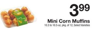 The Fresh Grocer Mini corn muffins offer