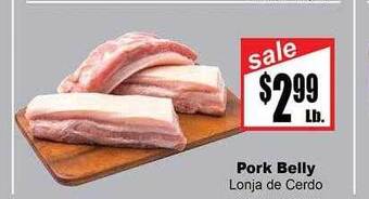 Rancho Markets Pork belly offer