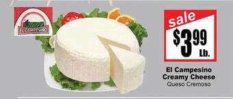 Rancho Markets El campesino creamy cheese offer