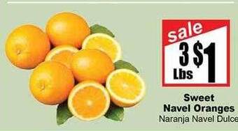 Sweet navel oranges